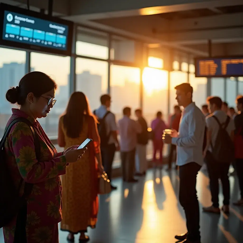 Modern office workspace